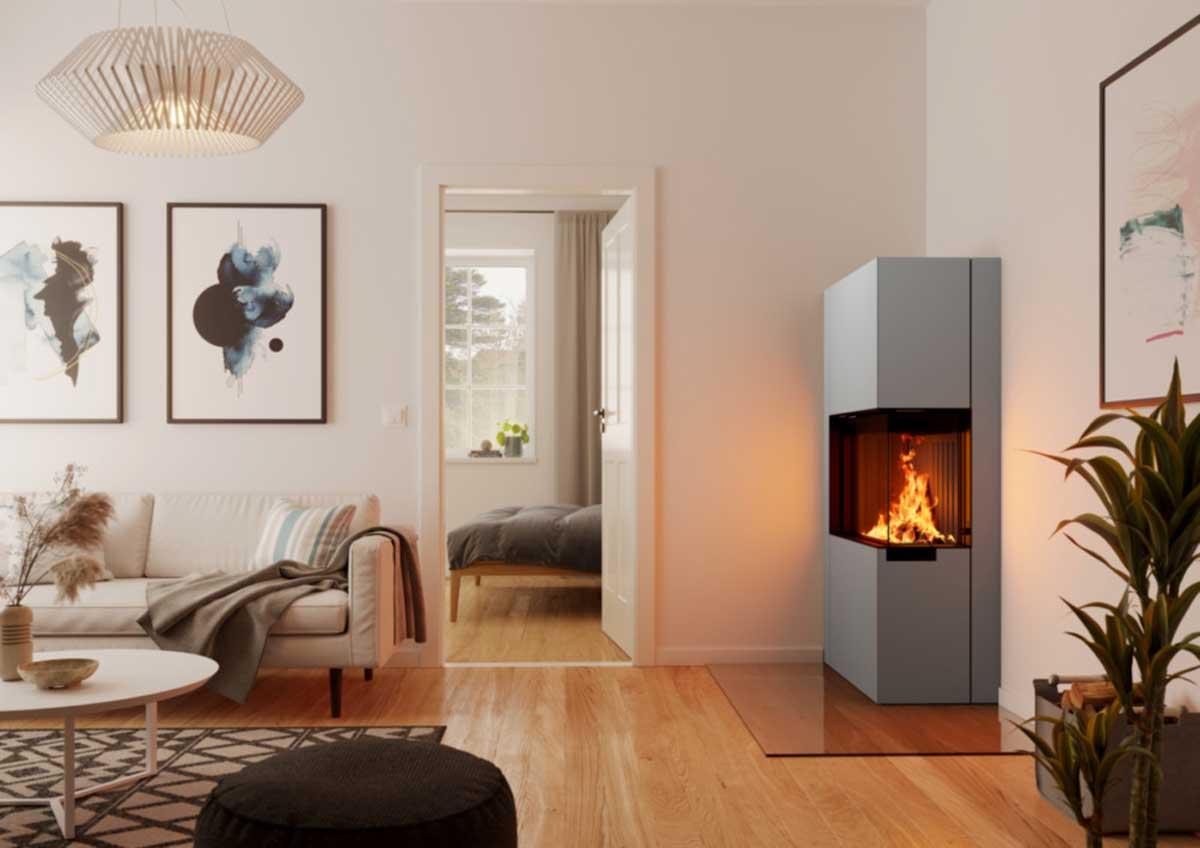 Kaminofen Zirkon 2R von Spartherm Living Fire